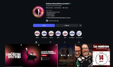 La grille du compte Instagram du Cœur du Sud : les publications de la campagne de rentrée alignées.